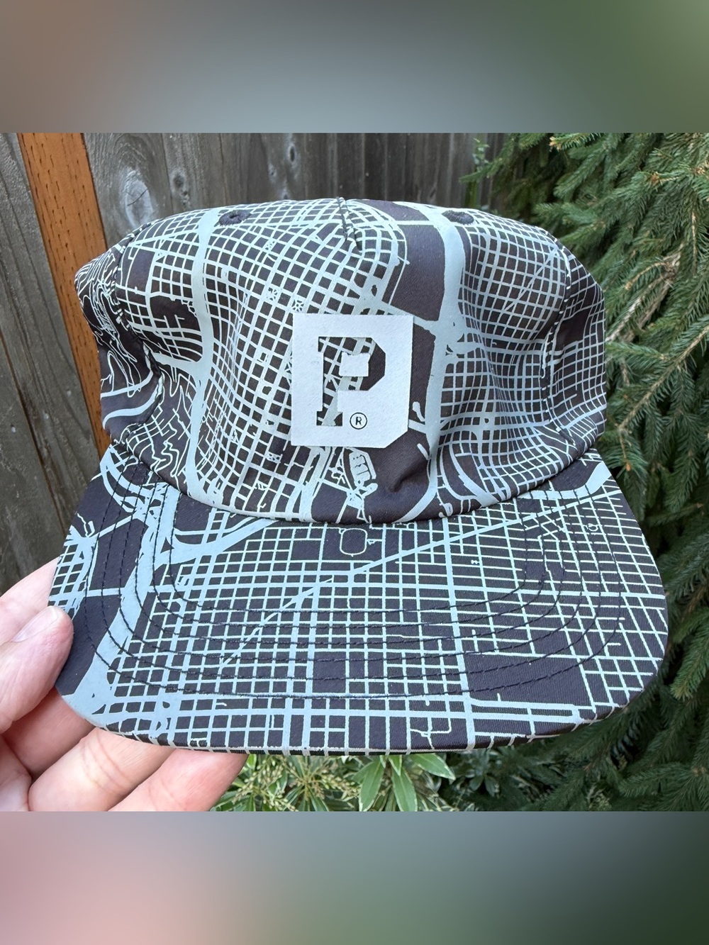 Reflective Dad Hat Portland Gear PDX Roses cycling running